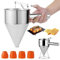 Funnels, Dispensateur de pâte à crêpes de 40oz pour une plaque chauffante avec un entonnoir de piston en acier inoxydable avec un distributeur de gâteau à gâteau à gâteau
