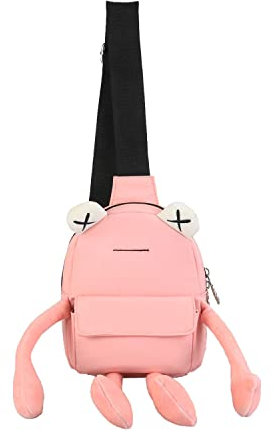 LUI SUI Frauen Nette Frosch Crossbody Tasche für Sling Umhängetasche Rucksack EIN Gurt Messenger Daypack Geldbörsen