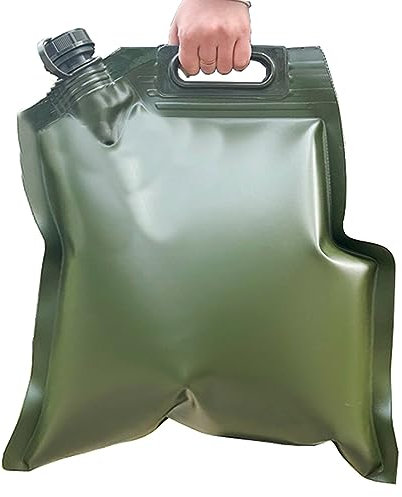 UVCMDUI Kraftstoffkanister 10L 20L 30L, Benzinkanister Motorrad Faltbar Dieseltank TPU Flexibel, Benzin Kanister Tragbar für Generator,10L