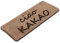 VmG-Store 10x Labels zum Aufnähen Stoff Etiketten aus Wildleder Optik Tags Textiletiketten für Kleidung und Applikation (CIA KAKAO (SetES02), 10er Set)