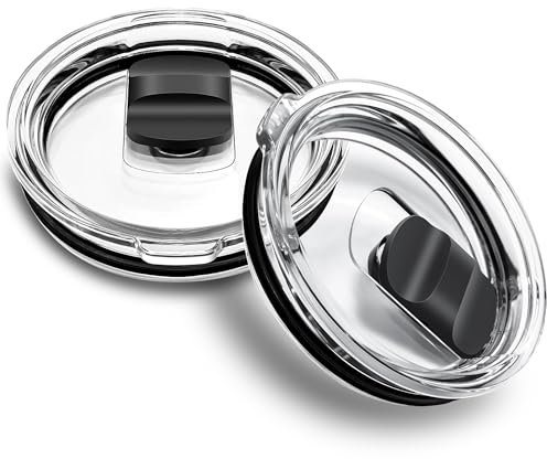 Tapas de repuesto para vasos Yeti, 20 onzas, paquete de 10, magnéticas y a prueba de derrames