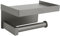 Toprema Toilet Paper Holder with Shelf Toilet Tissue Roll Holder Hanger SUS304 Stainless Steel Bathroom Hardware Wall Mount Self Adhesive - Grey