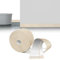 LIHIQIYA Plinthe Souple Autoadhésive Beige, 6M Plinthe Adhesive PVC, Plinthe Autocollante Flexible, Plinthe Souple Pliable Convient pour Cuisine et Salle de Bain, Corniere PVC Autocollante 50x20mm