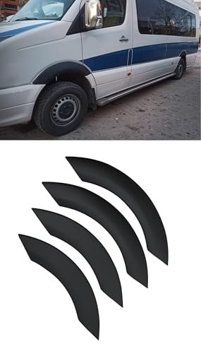 Kotflügelverbreiterungen Radlaufschutz Kotflügel Stoßfänger Verbreiterung Leisten Radlaufleisten für Mercedes Benz W906 4tlg