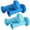 2 Paar/4 Stk Kinderfahrrad Griffe,Fahrradgriffe Kinder 22mm, Lenkergriffe Fahrrad Kinder, Scooter Griffe, Gummi Grips für Roller Dreirad Laufrad Kinderfahrrad Prallschutz Zubehör （Hellblau und Dunkelb