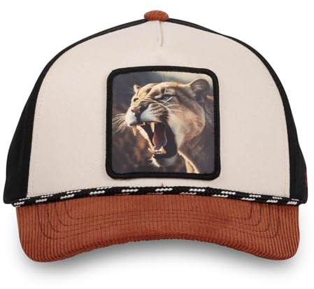 Hatfield Cap Herren und Damen, Baseball, Braun CHEE | Unisex, Erwachsene 55,5-60cm, 100% Baumwolle, Verschluss Snapback, Schweißband, Gebogener Schirm