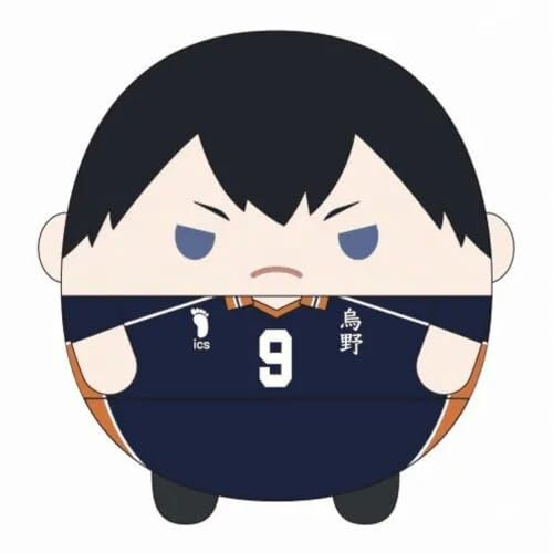 MayDee Anime Haiky Plüschtiere 23cm/9in, Anime Haiky Figur Plüsch Puppe Für Kinder Teens Niedlich Rundes Plüsch Spielzeug Für Dekoration (Kageyama tobio)
