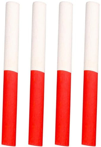 Ericetion 4 Stück Holz-Relais, Wiederverwendbare Leichtathletik-relaisstäbe, Leichtathletik-Relais-stäbe, Zubehör Für Sportler