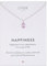 LUUK LIFESTYLE Collana in argento sterling delicata con pendente basico in cristallo solitario, pietra di zircone, idea regalo per donna, collana con pietra del mese, lilla e argento