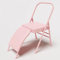 Yoga Auxiliary Foldable Chair,Iyengar Yoga Chair,with Lumbar Back Support BalanceYoga Equipment Metal Folding Pilates Chair Balance Handstand Training Tool,Pink Waist Drag- 45 * 41 * 82.5CM