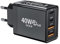 Chargeur pour iPhone, 40W 4-Port Chargeur USB C, Prise USBC Multiple Chargeur Rapide, Double Type C Adaptateur+QC USB Secteur pour iPhone 16 15 14 13 12 11 Pro Max X XS XR 8, iPad, Samsung Galaxy