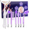 7 in 1 High Frequency Machine Wand Portable Handheld Facial Skin Care Rod Device for Acne Treatment/Skin Tightening/Wrinkle Reducing and Dark Circles,Violet light