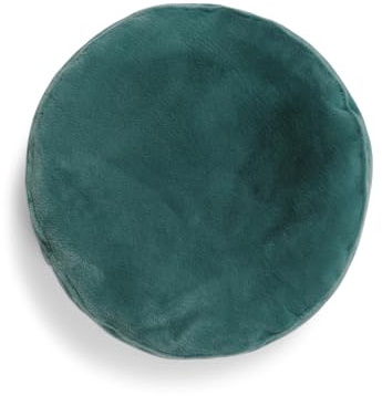 ESSENZA Dekokissen Mads Furry Reef Green, Ø 45 cm - 100% Polyester - Uni