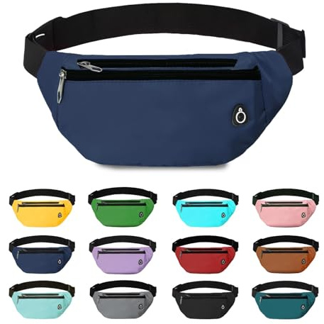 Rosoz Bauchtasche, Gürteltasche Damen Bauchtasche Herren Geschenke Sport Hüfttaschen für Outdoor Reise Laufen Fahrrad