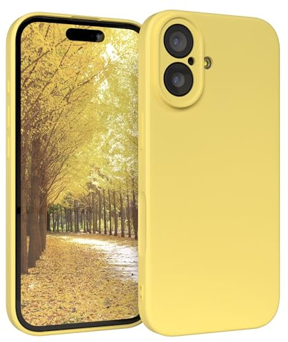 EAZY CASE - Silikonhülle für iPhone 17 Hülle Silikon Case Gelb weich stoßfeste Handyhülle Schutzhülle mit Kameraschutz Dünn Premium Schutz Cover TPU Phone Bumper in Pastell Hellgelb Matt