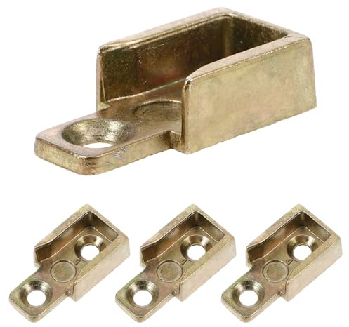Yardenfun 4 Piezas De Puntos De Bloqueo Para Ventanas Abatibles Piezas De Bloqueo Para Ventanas De Guillotina Herrajes Placa De Cierre Accesorio De Seguridad
