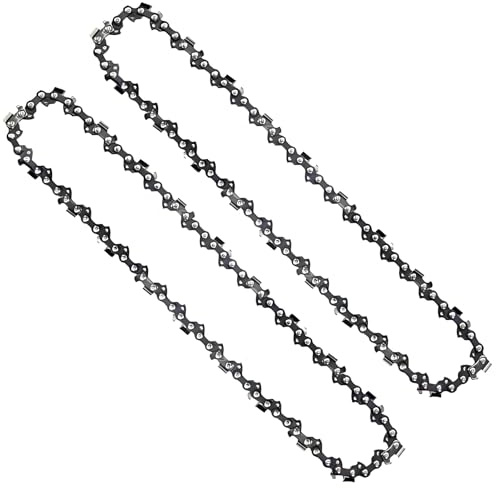 2-Pack 10-Inch(25cm) Pole Saw Chain Replacement A6225 A6225CS for Black+Decker PS7525 GB//GKC1825L20/GKC1825LB/PP610 25cm 800W Electric Pole Saw