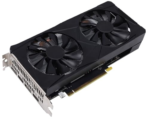 VBESTLIFE RTX 3060 12 GB GDDR6 192 Bit Gaming-Grafikkarte Grafikkarte GPU 900 MHz 15000 MHz Boost PCIe 3.0 X16 mit Zwei Lüftern