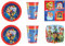 Cdc -kit n°25 festa e party Patrol- (32 piatti, 32 bicchieri, 40 tovaglioli,1 Pallone Foil)