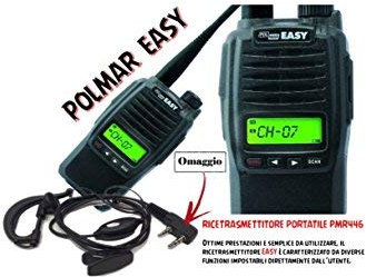 POLMAR Easy PMR446 UHF Portatile Versione Export 5 Watt