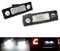 RZG 2x LED Licence Number Plate Light White Canbus For 2004-13 Octavia II estate 1Z 2006-15 Roomster 5J