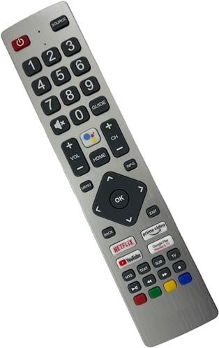 Telecomando originale Sharp Aquos per TV LED LCD con pulsanti YouTube e Prime Video Netflix