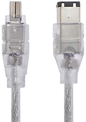 xiwai 1394 6Pin a Firewire 400 IEEE 1394 4 Pin Maschio iLink Cavo Adattatore Cavo per Fotocamera Videocamera