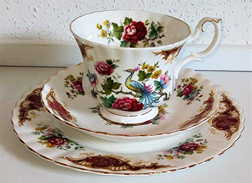 Tazza da collezione, Royal Albert/Chatelaine, set da 3, originale, Bone China