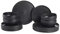 BUTLERS Geschirrset 4 Personen Tellerset CASA NOVA Steinzeug Geschirr Set 12-tlg. Tafelservice | Kuchenteller Speiseteller Schalen 600ml | reaktive Glasur, Mikrowellen- & spülmaschinenfest