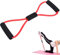 Figur 8-Widerstandsband, 8-förmiges Widerstandsband für Arme, Brust-Expander, Yoga, Fitnessstudio, Haushalt-Körper-Stretch-Trainingsband für Übungstraining, Fitness-Workout(rot)