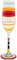 Maturi Flûte à champagne rayée peinte à la main, 220 ml, boîte cadeau