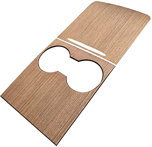leeogench Real Wood Made for Tesla Model 3 Model Y Accessories Center Console Cover Interior Decoration Wrap Kit Tesla Model 3 Model Y 2021-2024 Open Pore