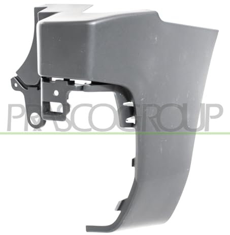 Bumper corner rear right black