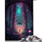 1000-teiliges Puzzle Schmetterling Mystisches Puzzle für Erwachsene Kartonpuzzles Pädagogisches Stressabbau-Spielzeugpuzzle (Größe 26 x 38 cm)