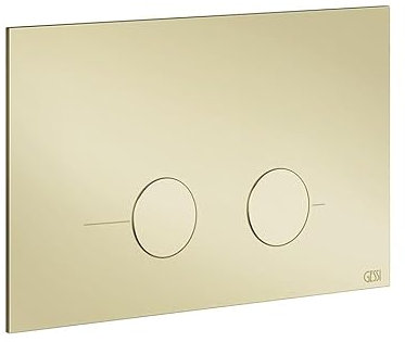 Gessi 316 Betätigungsplatte für Sanit, 54619, Farbe: Messing PVD