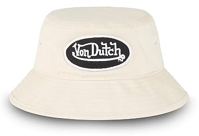 Von Dutch Bob Herren & Damen, Hut 100% Baumwolle, beige, 56