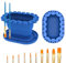 SUWARMN Paint Brush Cleaner Rinse Cup (All-in-One), Foldable Brushes Holder & Brush Cleaning Cup for Acrylic, Watercolor, and Water-Based Mediums, for Fine Art, Studio, Classroom(Mug, Blue)