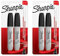 Sharpie Permanentmarker | Keilspitze | Schwarz | 2 Stück