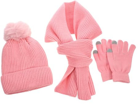 GALPADA Accesorios De Invierno Gorro Guantes Táctiles Bufanda Set Para Mujer Guantes Frio Mujer