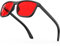 Bloomoak-99% Blaulicht-blockierende Brille-Gaming-Brille-blendfrei-Anti-Ermüdung-geeignet für Bildschirme, Fernseher (True Dark Red–100 %–Schlaf-Meister Schwarzer Rahmen, Rot - Sleep Night)