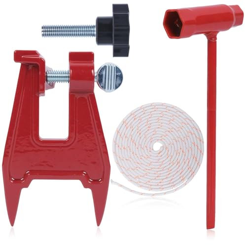 Hyceker Chainsaw Stump Vise for Oregon 26368A, Echo 99988801808, Husqvarna 596286001, Stihl Chainsaw Filing Vise & Scrench Kit