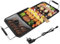AEWHALE - Griglia elettrica antiaderente 3 in 1 da 1800 W, griglia Teppanyaki con controllo della temperatura rimovibile e vassoio antigoccia per pancake, hamburger, uova, 22 x 10,5 pollici