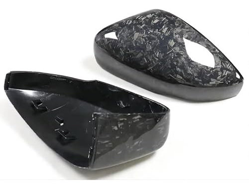 WBLDP-SDGT Auto Spiegelkappen für VW Polo 6R 6C UP 2011 2012 2013-2020, Backup Rückspiegel Abdeckung Gehäuse Kappe Abdeckungen Car Accessories,C Black 2