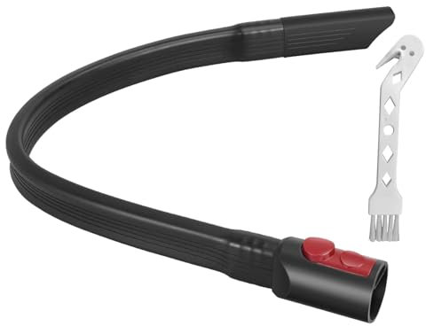Bocchetta flessibile per Dyson V15/V12/V11/V10/V8/V7/Gen5 Bocchetta a Lancia Dyson ugello di prolunga 58cm con testa piatta accessorio per aspirapolvere di alta qualità per sedili auto mobili angoli