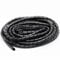 Keep Memory Ceramic Box， 1PCS Spiral Cable Sleeve Protection High Temperature Resistant Conduit Wire Harness Insulation Mechanical Circuit wraps cable)(Black,ID 6mm 15meter)
