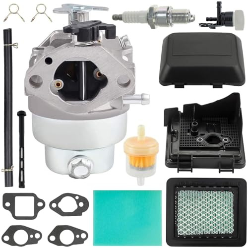 Qiuwanzia GCV160 GCV135 carburateur kit pour Honda GCV160A GCV160LA GCV160LE GC135 GC160 HRB216 HRR216 HRS216 HRT216 HRZ216 Moteur Pièces détachées pour Tondeuse à Gazon 16100-Z0L-853