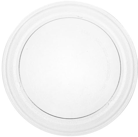 TOPPERFUN Mikrowellen Drehteller Glasplatte 25,5cm Mikrowellenzubehör Hitzebeständig Ersatz Drehteller Mikrowellengeeignet Glatte Oberfläche