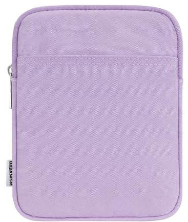 Dadanism 6-7 Inch Padded Sleeve for 7 Kindle Colorsoft Signature Edition and All-New Kindle Paperwhite, Protective Pouch Bag Carrying Case for 6 K-indle/K-indle Oasis/Kobo E-Reader, Grey Purple