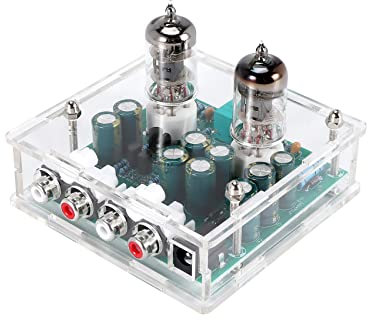 Pesfehhy El Más Amplificador Preamplificador de Tubo 6J1 Amplificador de Auriculares Preamplificador Kit DIY Búfer Cólera Preamplificador de Válvula 6J1
