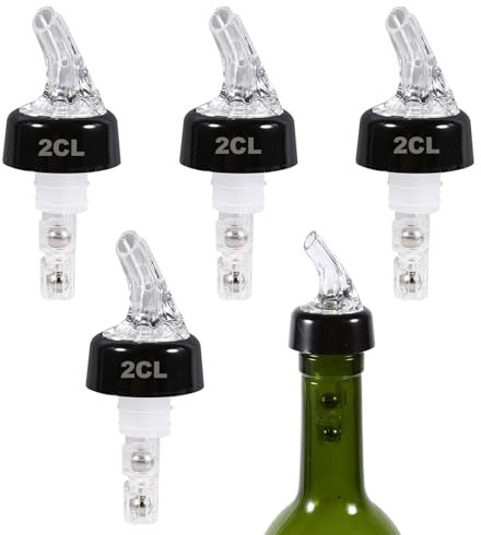 4er-Pack AusgießEr Spirituosen,2cl Dosierer FüR Flaschen,Automatik FlaschenausgießEr,Weinmessung Schnapsspender,Spirituosen Schnaps AusgießEr,Geeignet FüR Bars,Familien,Partys,Wein,Cocktails